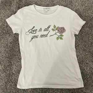 White T-shirt with logo